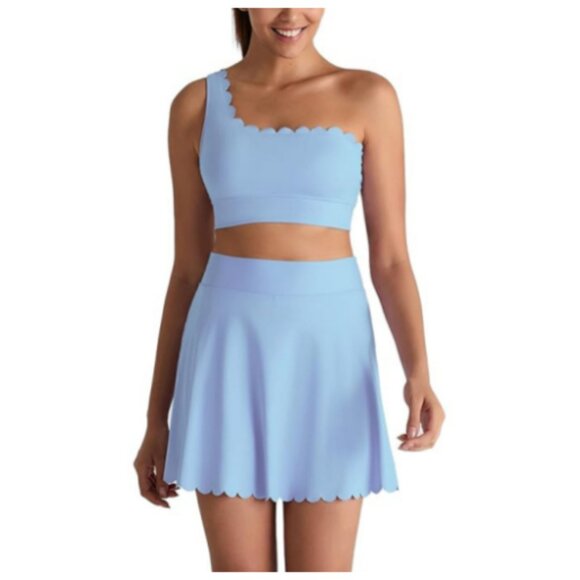 Iffei Pants - *IFFEI* Women's 2 Piece Tennis Dress Blue Small NWT